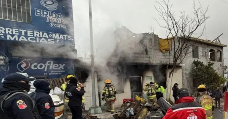 Un hombre murió y tres más resultaron muertos por incendio en San Pedro, Nuevo León