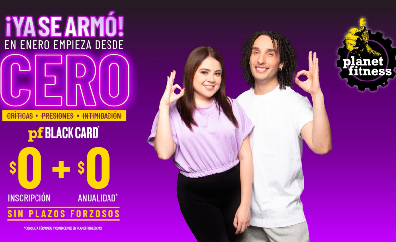 Planet Fitness ofrece descuentos para empezar a cuidarse en enero