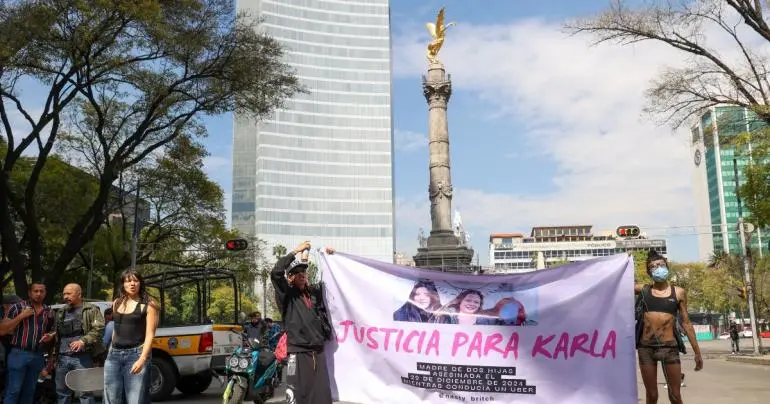 Exigen justicia por feminicidio de Karla Patricia Cortés, conductora de Uber