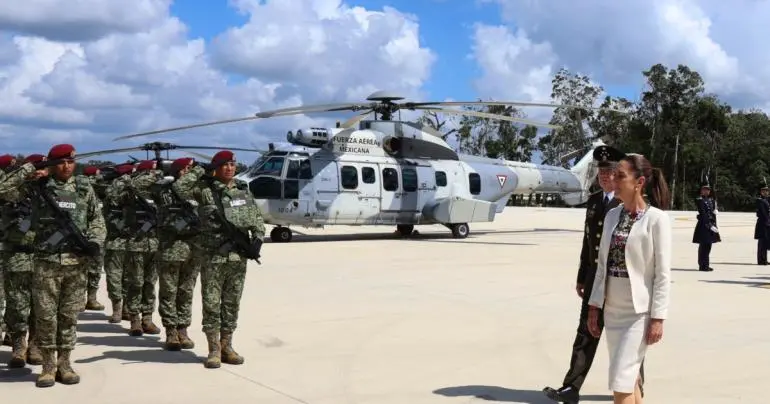 Fuerza Aérea Mexicana celebra su aniversario 110 con nueva base en QRoo