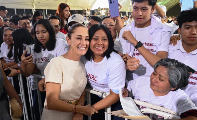 Claudia Sheinbaum inaugura Universidad Rosario Castellanos en Chiapas