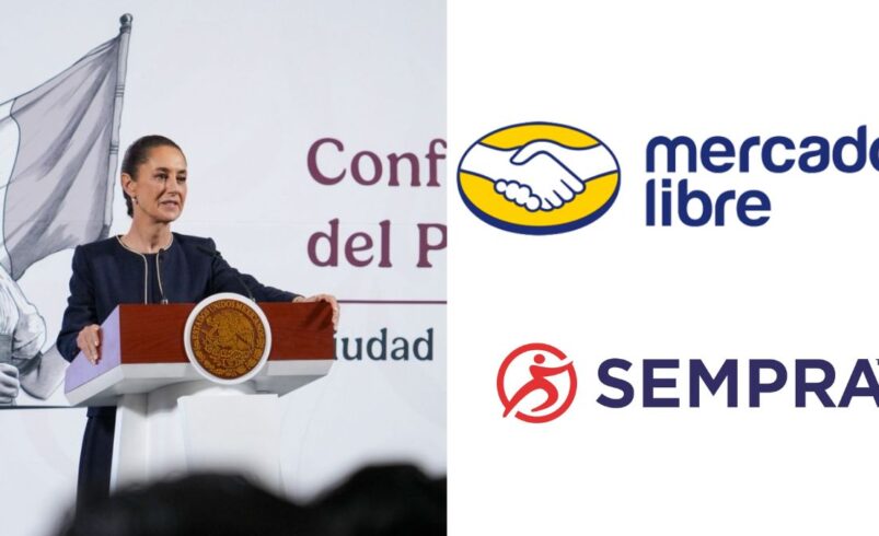 Gobierno de México anuncia inversión de 7 mil mdd por parte de Sempra y Mercado Libre