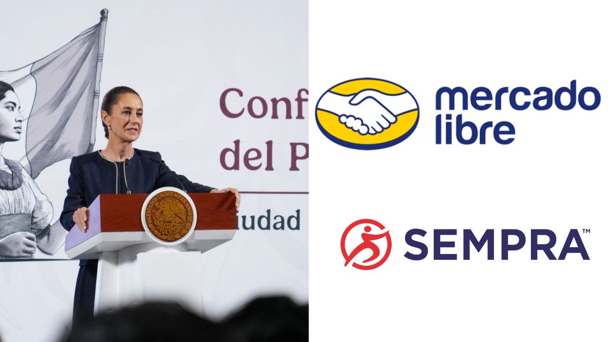 Gobierno de México anuncia inversión de 7 mil mdd por parte de Sempra y Mercado Libre