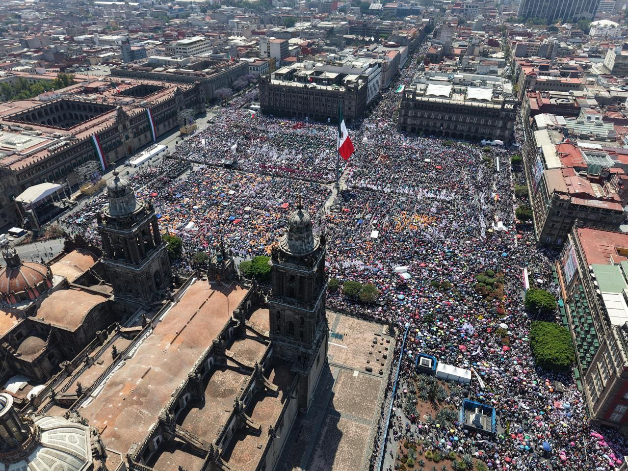 Destaca Sheinbaum desde asamblea, estrategia para fortalecer la economía del país