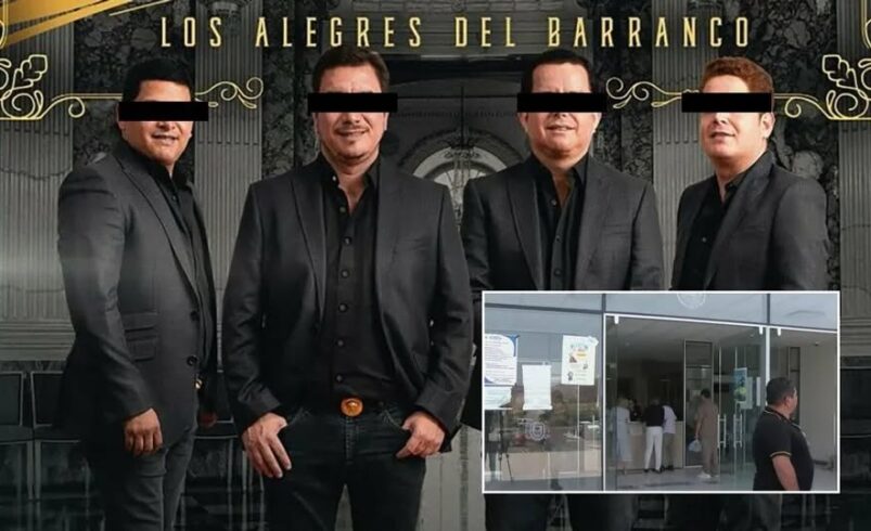 Vinculan a proceso a Los Alegres del Barranco por apología del delito