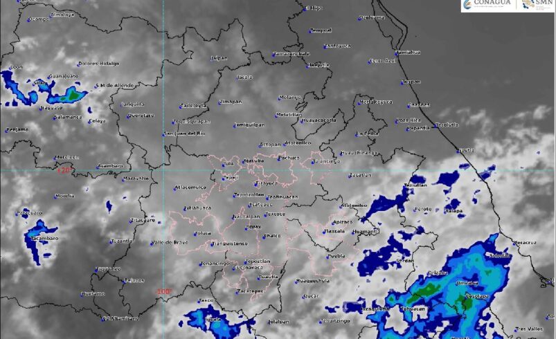 SE PREVÉN LLUVIAS AISLADAS EN LA CIUDAD DE MÉXICO Y CHUBASCOS EN EL ESTADO DE MÉXICO