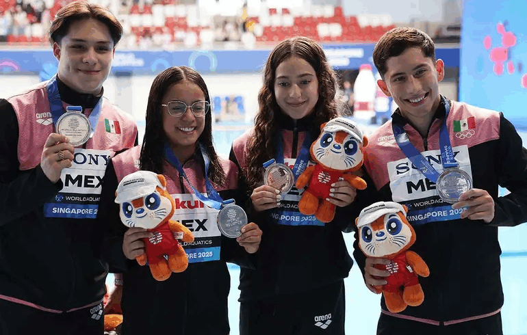 México en lo alto; plata en Campeonato Mundial de Singapur