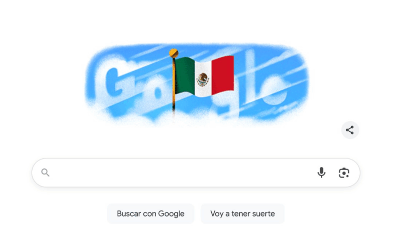 Viva México! Google celebra el 16 de septiembre con un doodle por el Día de la Independencia