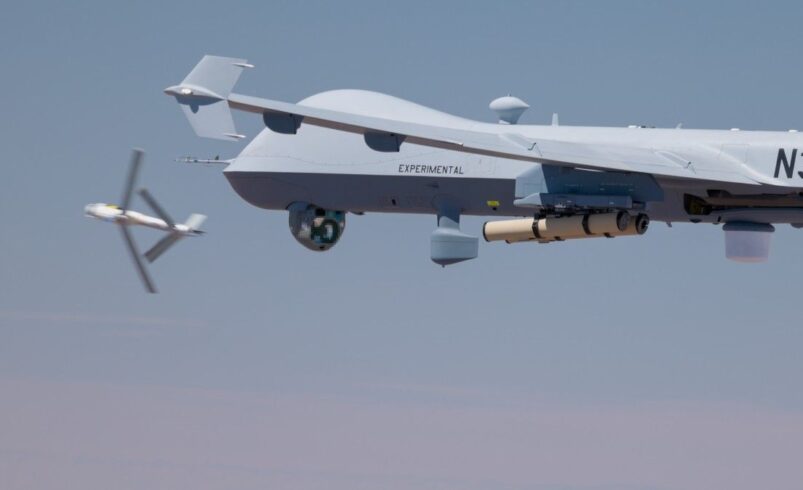 GA-ASI y AeroVironment completan el primer lanzamiento aéreo del Switchblade 600 desde un UAS MQ-9A