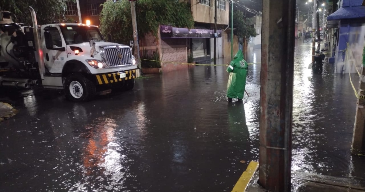 Caen cerca de 30 millones de metros cúbicos de agua en CDMX