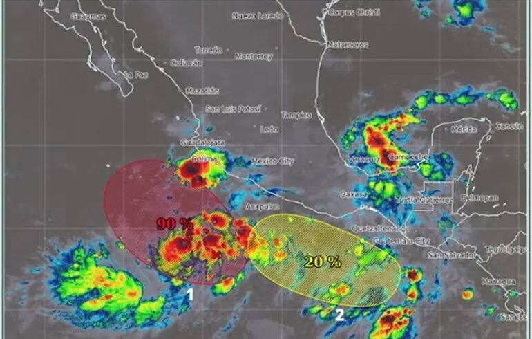 Viene ciclón tropical Priscilla en 48 horas; más lluvias y frío ‘golpearán’ al país