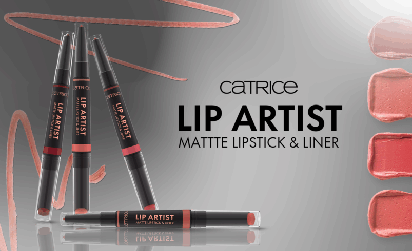CATRICE presenta Lip Artist Matte Lipstick & Liner, que logra un look impecable acabado mate y preciso