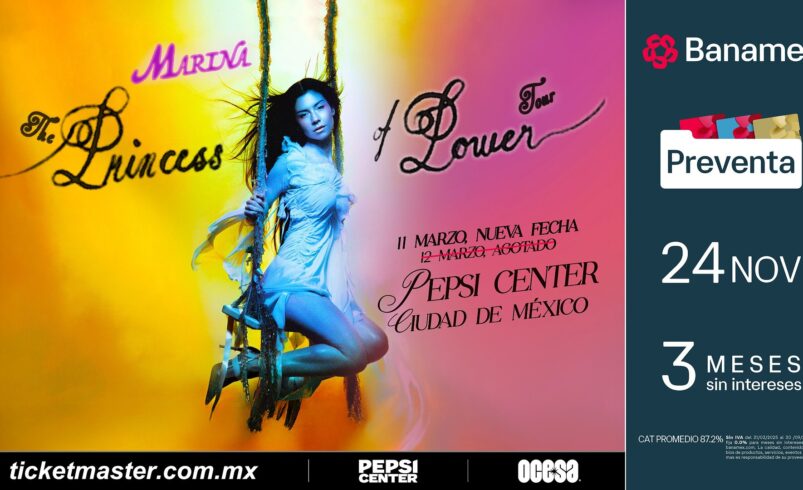 MARINA: La “princesa del poder” anuncia una segunda fecha en la CDMX