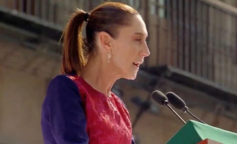 Sheinbaum asegura durante mitin en el Zócalo que la mayoría de los jóvenes están a favor de la 4T