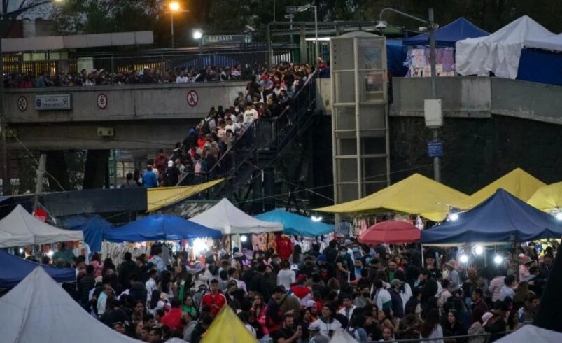 Caen tres sujetos por el robo de celulares en el concierto de Bad Bunny en CDMX